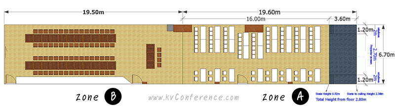 แปลนห้อง KV Conference